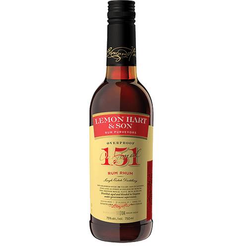LEMON HART 151 PROOF