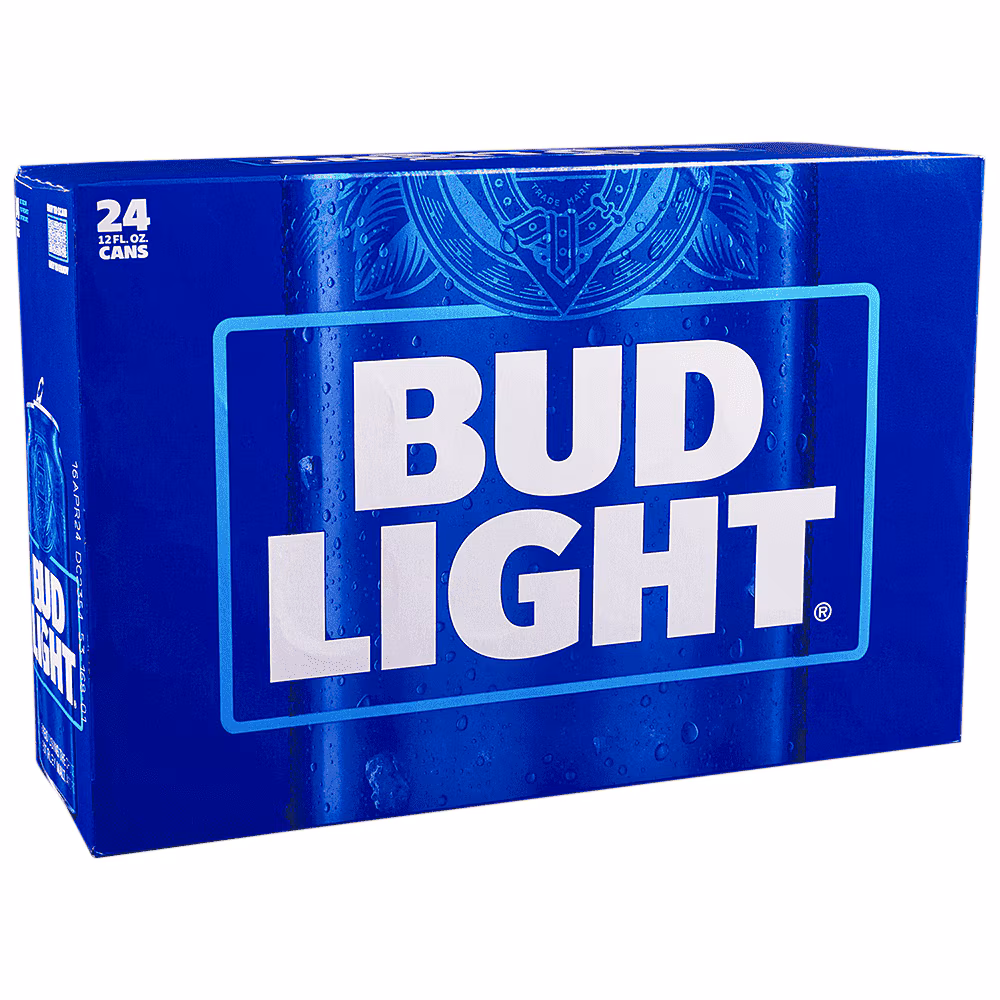 BUD LIGHT SUITCASE CANS