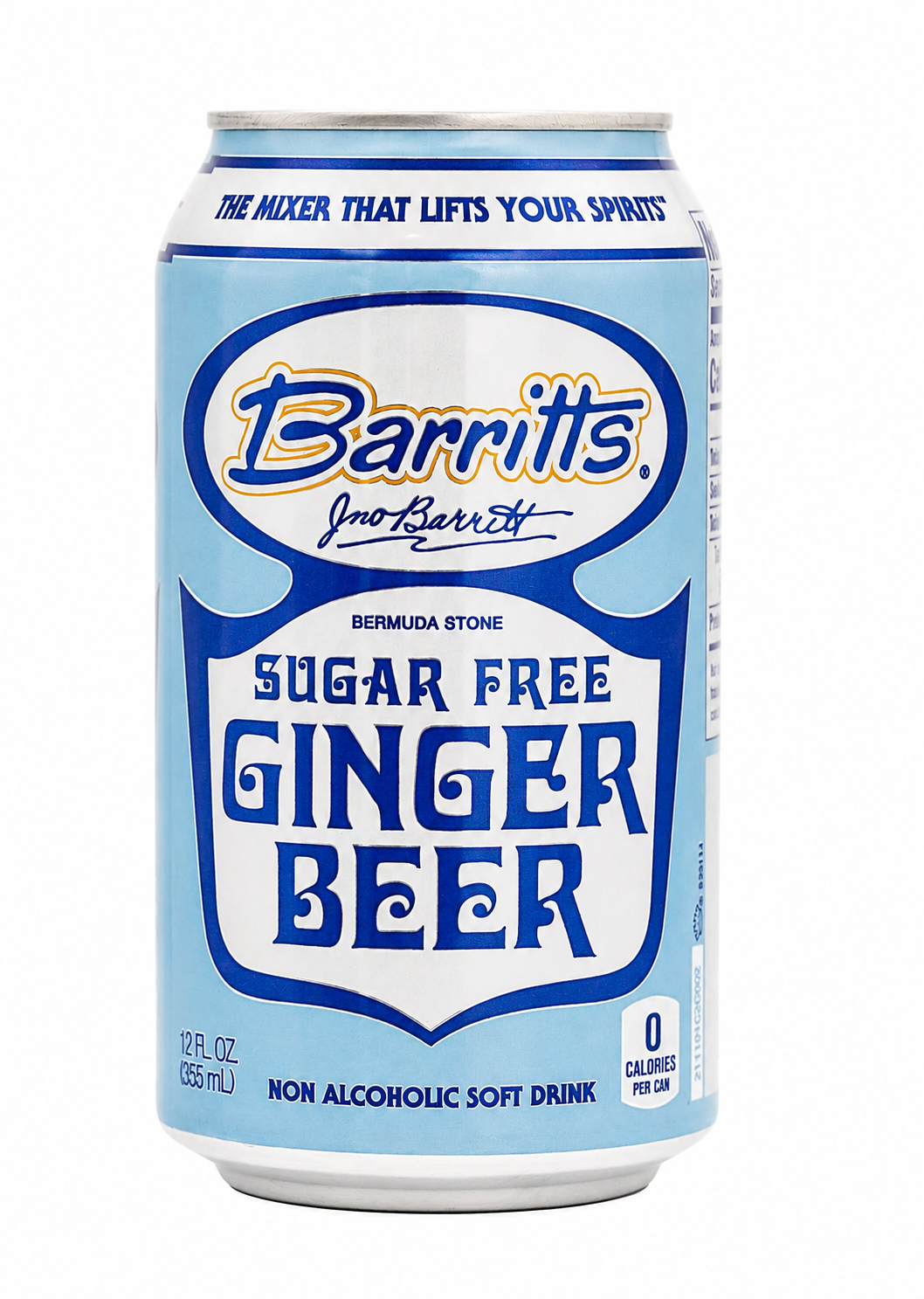 BARRITTS SUGER FREE GINGER BEER