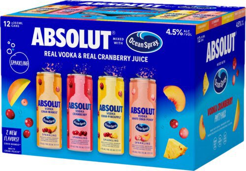 ABSOLUT RTD CRAN PINEAPL