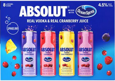 ABSOLUT OCEAN SPRAY VARIETY