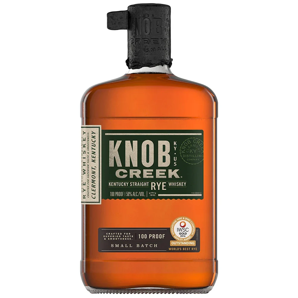 KNOB CREEK SMALL BATCH 100 PROOF RYE