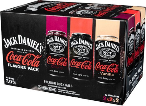 JACK & COKE RTD VARIETY