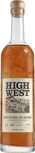 HIGH WEST 100 PROOF BOTTLED IN BOND